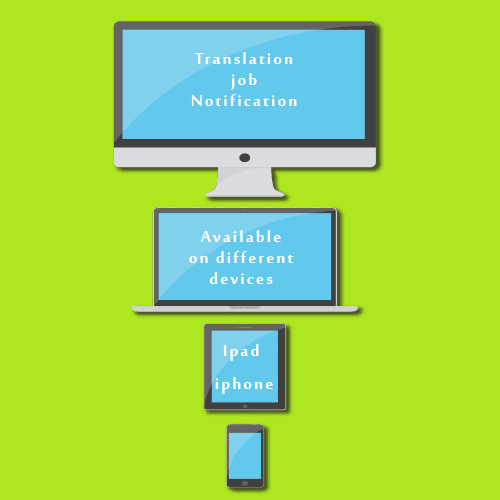 translation job notification
