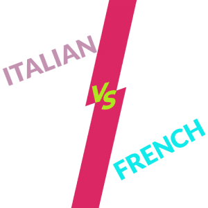 italian vs french